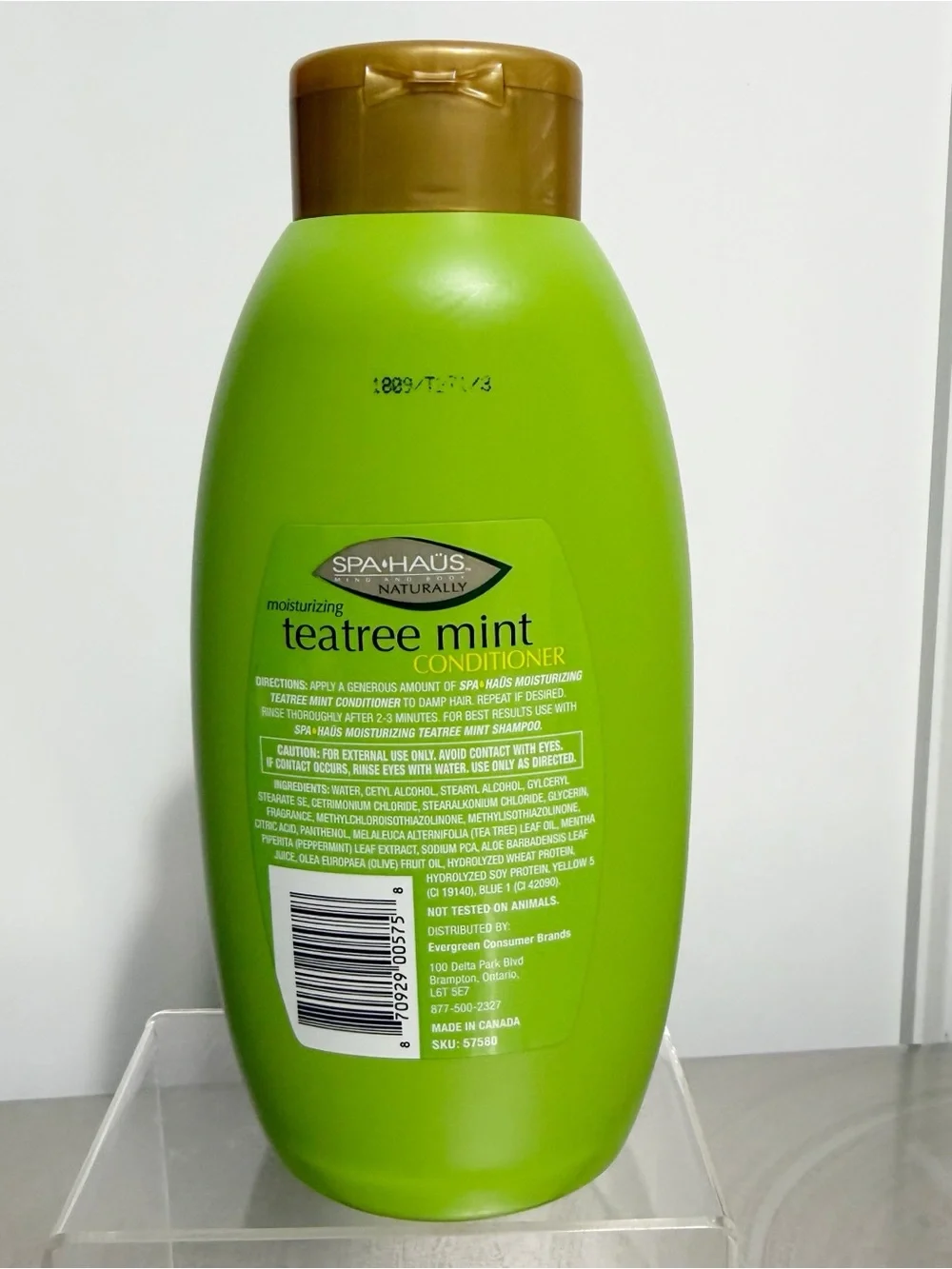 Spa Haus TEA TREE Mint Moisturizing Conditioner 21 fl oz / 621mL ~ New
